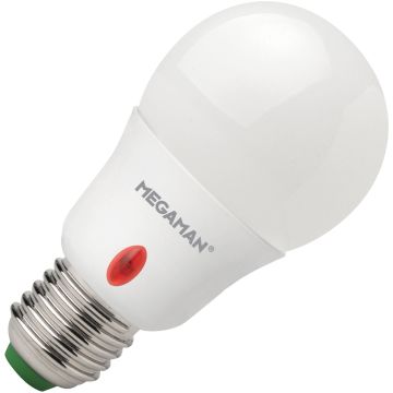 Megaman | Lampada LED | Attacco grande E27 | Forma standard | Opaca | 60mm | 6W