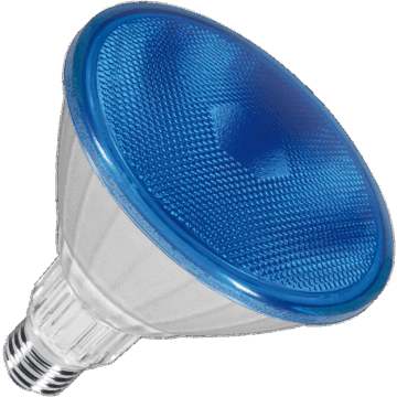 Segula | Lampada LED | Attacco grande E27 | Spot | Blu | 123mm | 18W