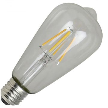 Bailey | Lampada LED Edison impermeabile IP65 | Grande attacco E27 | 4W (sostituisce 40W)