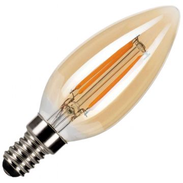 Bailey | Lampada a candela LED | Lampadina piccola E14 | 4W dimmerabile