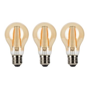 Bailey | 3x LED Lamp | Grote fitting E27  | 5.5W