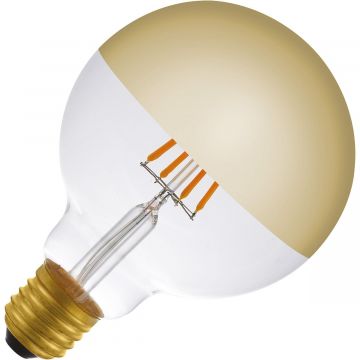 Lighto | Filamento LED | Attacco grande E27 | Globelamp | Oro | 95mm | 4W