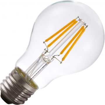 Lighto | Filamento LED | Grande attacco E27 | Lampada standard | Luminosa | 60mm | 4W