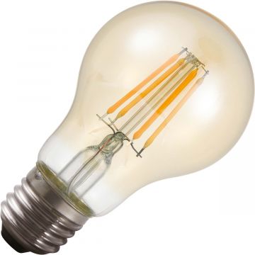 Lighto | Filamento LED | Attacco grande E27 | Lampadina standard | Oro | 60mm | 4W | 10 pezzi