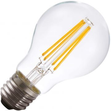 Lighto | Filamento LED | Grande attacco E27 | Lampada standard | Luminosa | 60mm | 7W