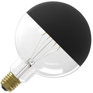 Calex | Filamento LED | Lampadina grande E27 | Sfera | Nero | 125mm | 4W