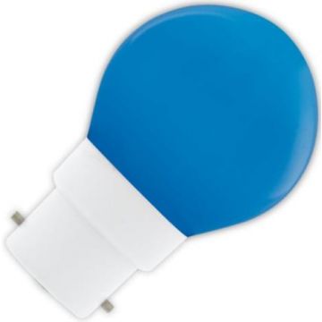 Bailey | Lampada LED | Attacco a baionetta B22d Fitting | Lampada a sfera | Blu | 45 mm | 1W