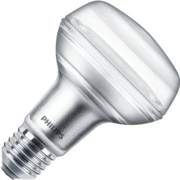 Philips | Lampada LED | Grande attacco E27 | Lampada a riflettore | Mat | 80mm | 4W