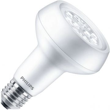 Philips | Lampada LED | Attacco grande E27 | Lampada a riflettore | Mat | 80mm | 7W