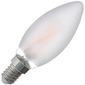 EGB | Lampada a candela a LED | Presa piccola E14 Dimmerabile, dimmer a 3 livelli | 4W (sostituisce 45W) Opaco