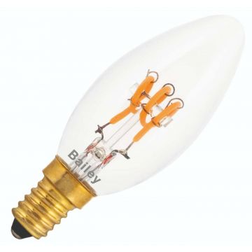 Bailey | Lampada a candela LED | Lampadina piccola E14 | 2,2W dimmerabile