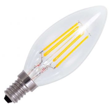 Bailey | Lampada a candela LED | Lampadina piccola E14 | 3,5W dimmerabile