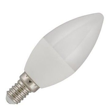 Bailey | Lampada LED | Attacco piccolo E14 | Lampadina a candela | Opale | 37mm | 6W