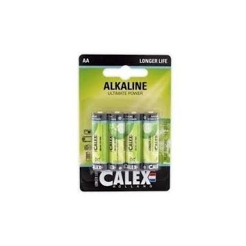 Calex Batterie alcaline penlite AA 4 pezzi