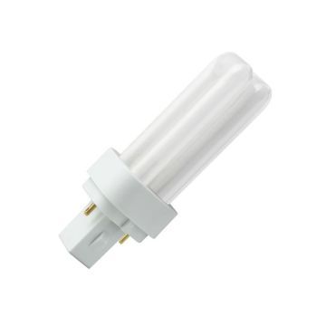 PL-C | Raccordo G24D-1 | 10W | 830 bianco caldo | Opale | 2 pin