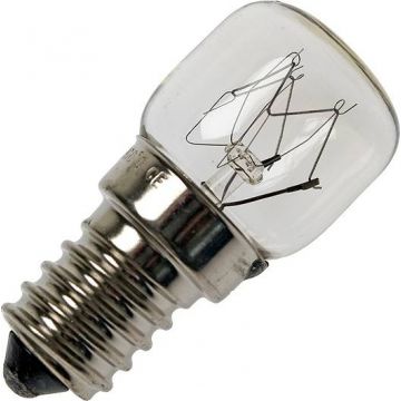 Lampadina | Attacco piccolo E14 | Lampada a tubo | Trasparente | 22mm | 15W