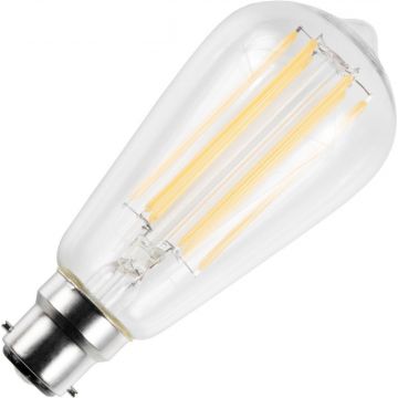 SPL | Lampada LED Edison | Attacco a baionetta B22d | 6,5W Dimmerabile