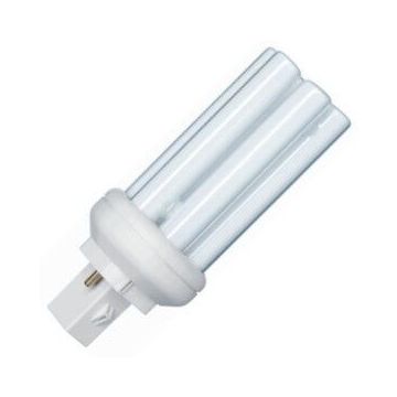 Sylvania | Lampada PL-T | Attacco GX24d | Opale | 49mm | 18W | 830 bianco caldo | 2-Pin