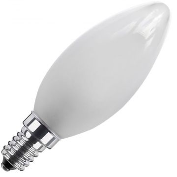 Segula | Lampada a candela a LED | Presa piccola E14 dimmerabile | 3,5W (sostituisce 25W) smerigliata