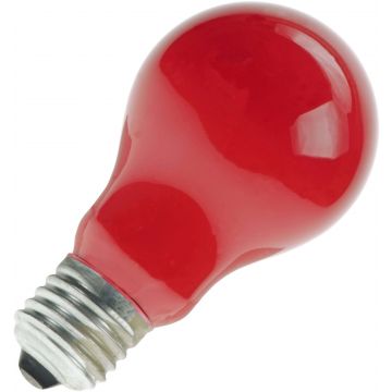 Lampada alogena | Attacco grande E27 | Lampada standard | Rosso | 60mm | 20W